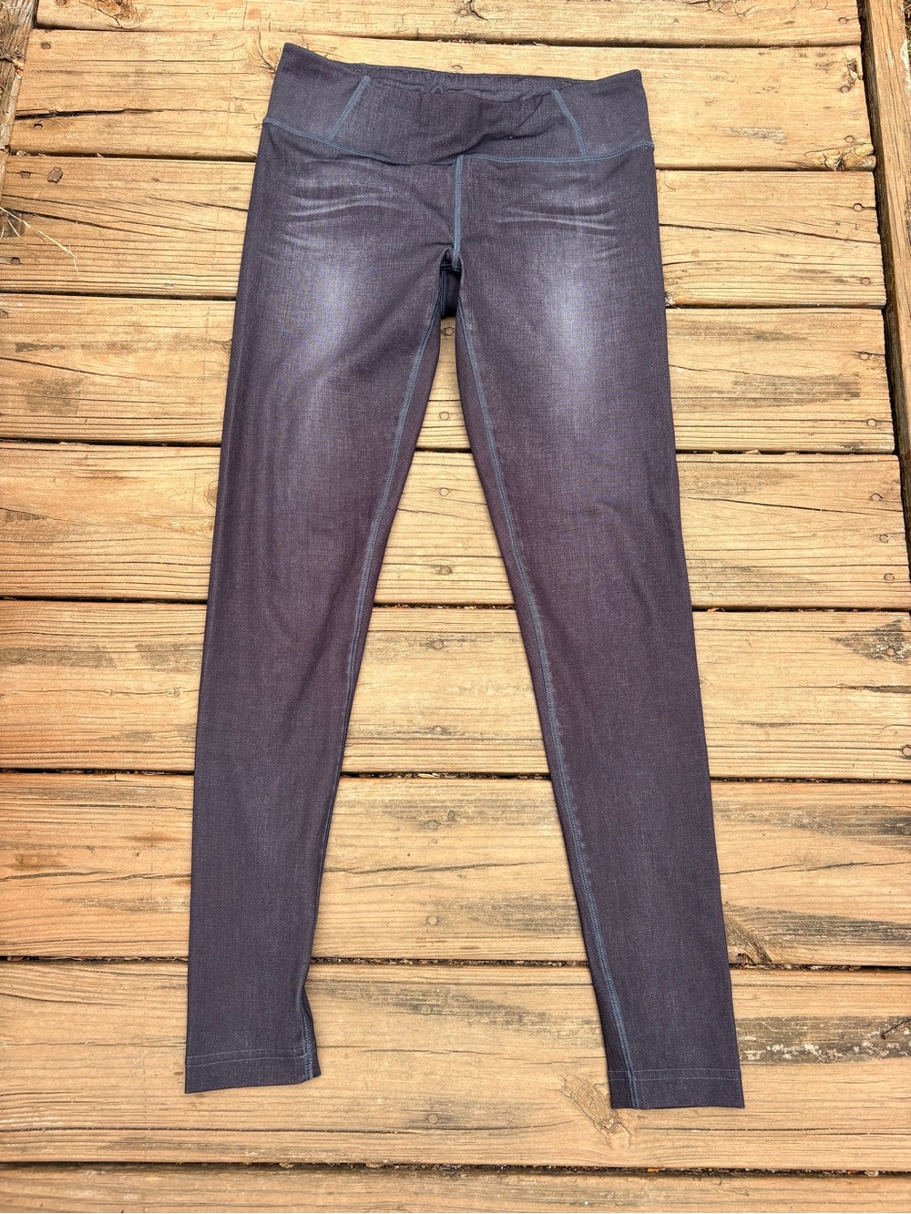 Lucy Women's Indigo-Look High-Rise Leggings